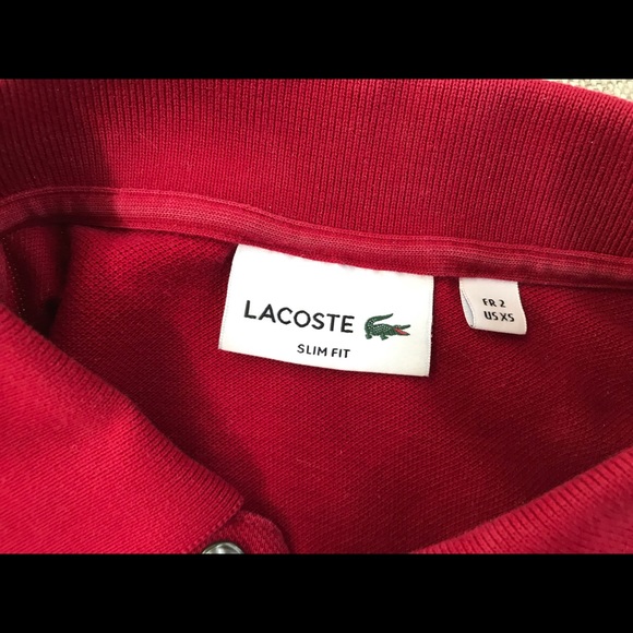 Lacoste Red Polo - Picture 2 of 2